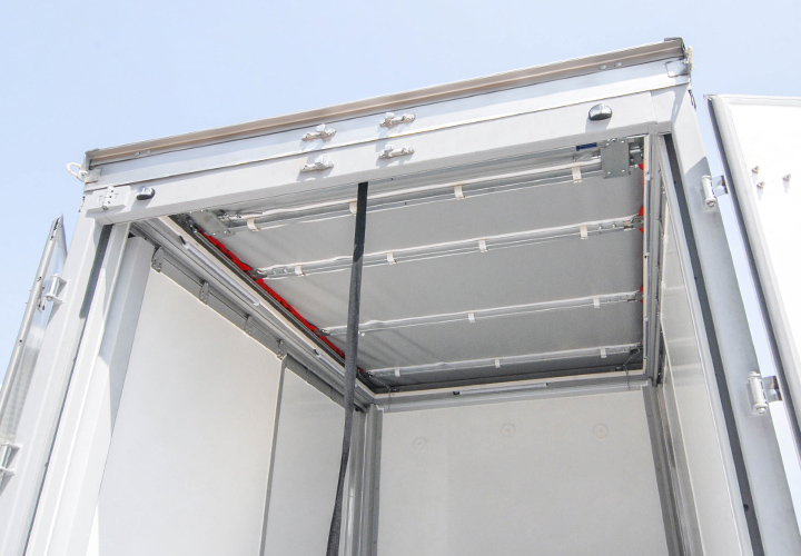 Sliding Side Door & Canvas Topper (Ultra Height) — Dry Cargo, Dry Freight