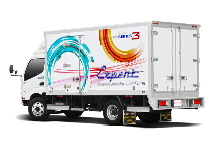 Dry Freight Truck Body — Hino 300 Expert Light Duty